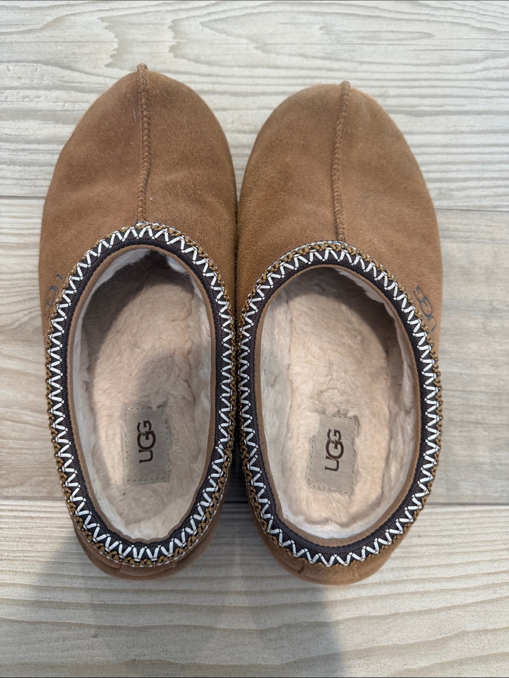 UGG Kids Classic Chestnut Suede Slip-On Slippers
